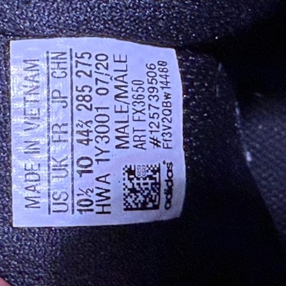 Adidas Game Spec FX3650 - Athletic Sneakers for Men Black/White Sz 10.5 - Picture 7 of 7